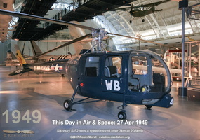 Sikorsky S-52 HO5S-1 - National Air & Space Museum, Udvar Hazy Center, Chantilly, VA
