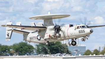 US Navy E-2C Hawkeye demo team VAW-120, 165828